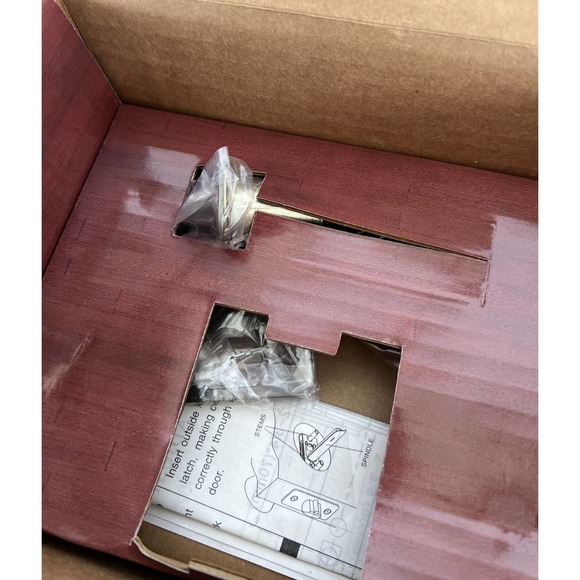 Ancient Treasures Reversible Door Handle King's Ransom II Collection Platinum - Picture 4 of 4